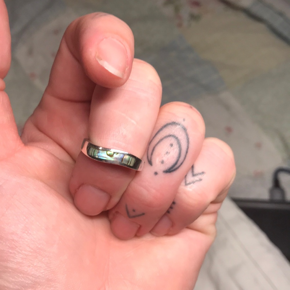 Sterling Silver & Abalone Ring